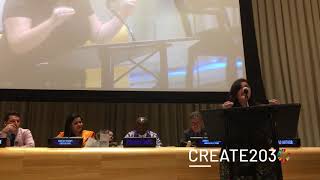 #Create2030 poet Roxy Azari performs her poem at UNGA