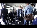 FC Barcelona team arrive in Madrid for the Clásico