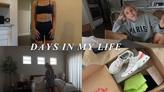 HOME VLOG: workouts, new nails, productive around the house + working with a tra