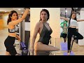 Shraddha Das Hottest Workout Video | Actress Shraddha Das Latest Dancing Fitness at Gym | Yoga video