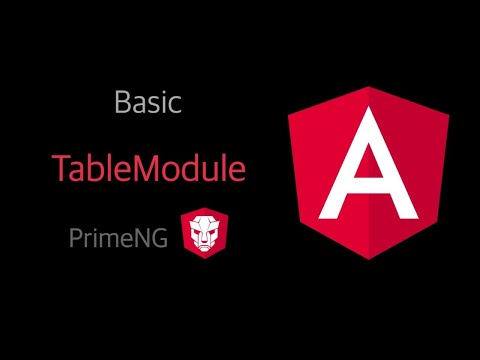 EP 21.0 สอนใช้ PrimeNG Table Component เบื้องต้นแสดงผลข้อมูลแบบตาราง - Angular 11