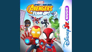 Team-Up From Disney Jr. Music Marvels Spidey And Iron Man Avengers Team-Up