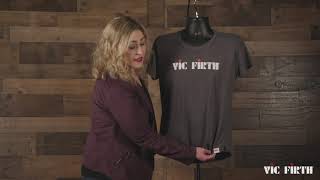 Vic Firth Charcoal Women's Tee