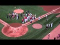 June 19 2011 Boston Bruins Boston Red Sox Stanley Cup at Fenway Park.flv