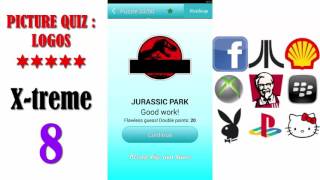 Picture Quiz Logos X-Treme Level 8 - All Answers - Walkthrough By Timegl Works
