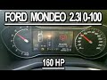 Ford Mondeo 2.3l 2011 acceleration 0-100 km/h