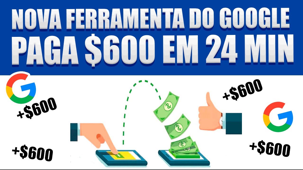 NOVA FERRAMENTA do GOOGLE PAGA $600/DIA de GRAÇA (Ganhe dinheiro Dormindo) Ganhar Dinheiro Online