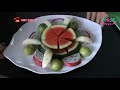 Trang trí đĩa trái cây lạnh - xếp trái cây dĩa - www.rosavn.net