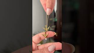 Antique Swallow Birds Necklace