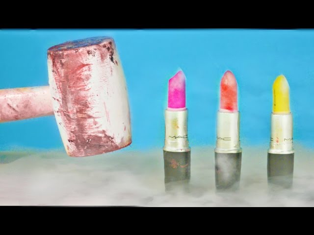 Liquid Nitrogen vs. Makeup - Video