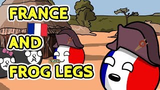 Africa's colonization and France eating habits - Countryballs
