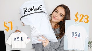 HONEST ROMWE TRY-ON HAUL | Jess Conte HONEST ROMWE TRY-ON HAUL | Jess Conte