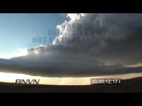 9/9/2010 Time Lapse Super Cell Thunderstorm Growing Footage