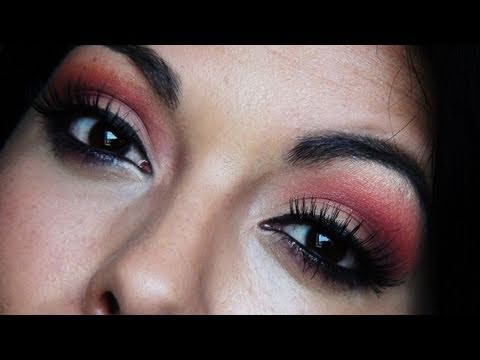 Burnt Peach : Summer Eyeshadow Tutorial (cut crease) w/ BH Cosmetics 120 Colors Palette