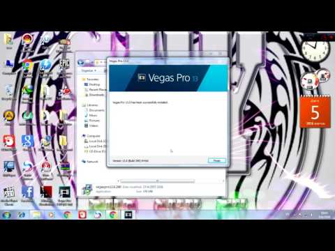 วิธีการโหลด+ติดตั้ง โปรแกรมSony Vegas PRO 13 (64 Bit)