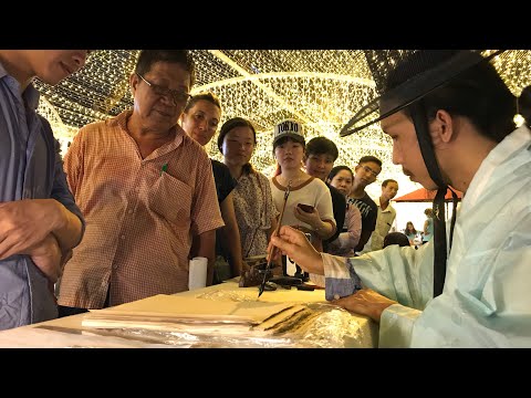 Viết Thư pháp chữ Hàn Quốc 1