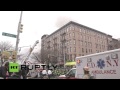 LIVE: Partial building collapse in Manhattan, people feared trapped
