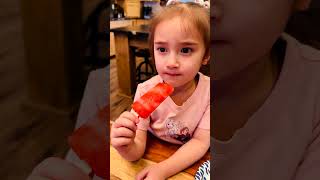 Amazing Cute Girls Eating Yummy Popsicle Sweet And Cold