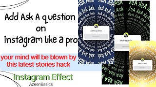 Ask Me Question Instagram Story Ideas Instagram Question Story Ideas Instagram New Effects 2024