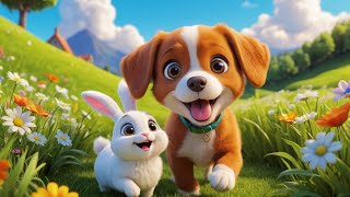 Fun Nursery Rhymes Compilation Little Dog, Turtle & Hare, Zoo Adventure English Kids Songs