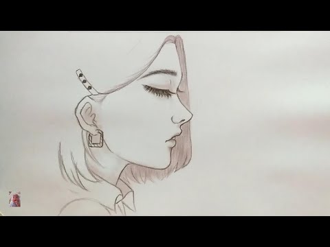 Vẽ cô gái xinh đẹp bằng bút chì cực dễ - Drawing beautiful girls with a pencil is very easy;Anime.