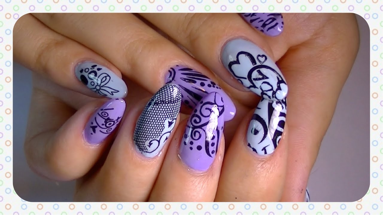 5. DIY Nail Art with Stamping Plates: Video Tutorial - wide 8