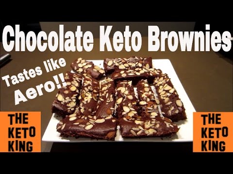 VIDEO : chocolate keto brownies–tastes like aero!! low carb brownies, no sugar brownies, grain free brownies - check out my freecheck out my freerecipebook! http://theketokingakathebantingboss.com/ ▻the keto king youtube channel: http://w ...