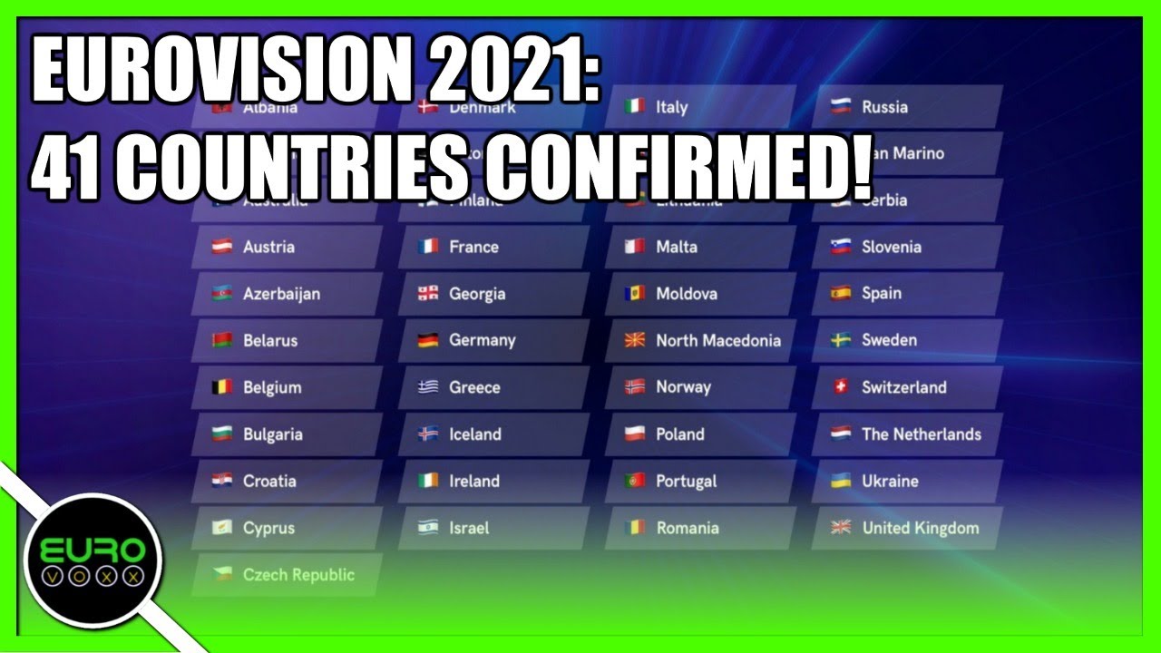 41 COUNTRIES CONFIRMED FOR EUROVISION 2021! (REACTION)