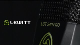 A microphone for vocals, instruments, drums, and amplifiers - LEWITT LCT 240 PRO
