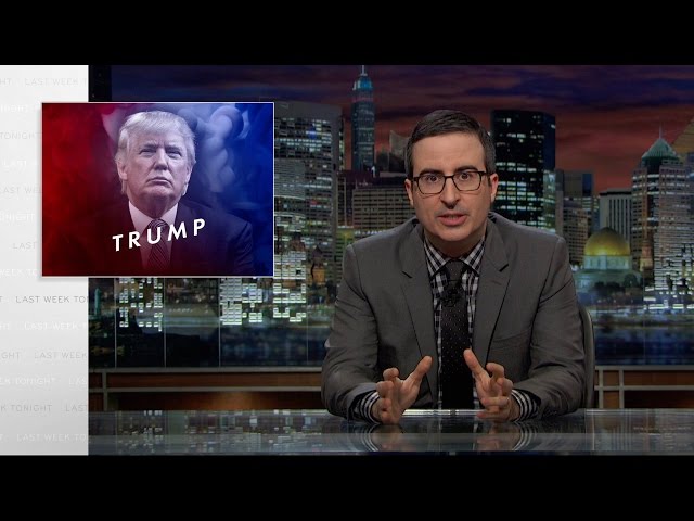 John Oliver Discusses Donald Trump - Video
