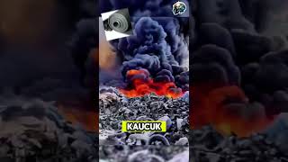 Kuveyt Çölünde Yanan Milyonlarca Lastik