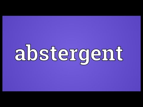 Header of abstergent