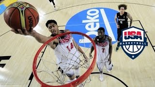 Anthony Davis & Kenneth Faried Team Usa Full Highlights 2014.9.2 Vs New Zealand - 36 Pts, 20 Rebs
