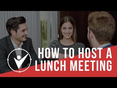 VIDEO : how to host a lunch meeting - be a host with the most - learn how tolearn how tohost a business lunchand be the perfect host. we share our 5 rules of business luncheon etiquette to help you next ...