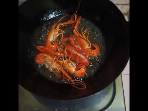 cara masak lobster air tawar,biar mudah mudah ambil dagingnya