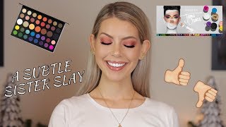 TRYING THE JAMES CHARLES X MORPHE PALETTE (Hooded Eyes Friendly) | BrittanyNichole