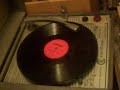 FRANKIE YANKOVIC 78rpm POLKA RECORD BURKHARDT BEER COMMERCIAL 1952