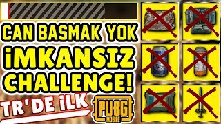 DÜNYANIN EN ZOR CHALLENGE'I! CAN BASMADAN OYUN KAZANMAK! | PUBG Mobile