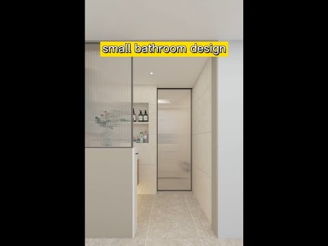 Small bathroom design | House design idea | bathroom design #house #shorts desain interior rumah