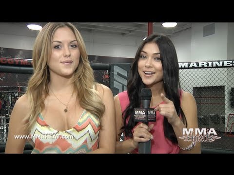 UFC Octagon Girls: Brittney Palmer Watches as Brandon Bender Proposes to Arianny Celeste