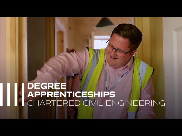 Watch Degree Apprenticeship Case Studies: Chartered Surveying Course on YouTube.