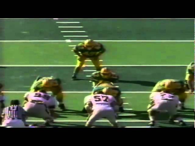 Oregon FB Brandon Jumper 10 yard run vs. New Mexico St. 10-05-91