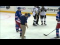 Brooks Orpik hit on Chris Kreider 01.20.2013