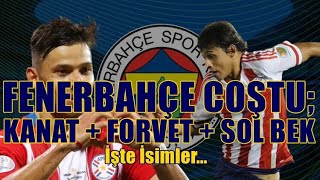 Fenerbahçe'den Devre Arasında TRANSFER BOMBALARI! Forvet, Kanat ve SolBek! #Fene
