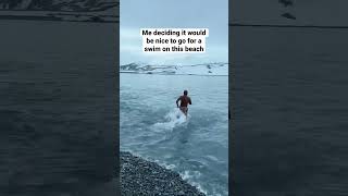 Polar Plunge Swim In Antarctica