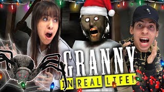 Granny Horror Game In Real Life Christmas Edition With Pet Spider Update Granny Horror Game In Real Life Christmas Edition With Pet Spider Update