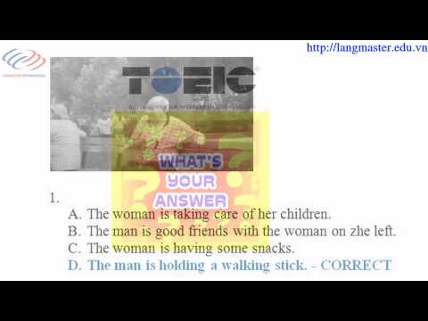 Luyện thi Toiec test 1 part1 longman