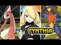 Pokémon Sun & Moon - Cynthia Super Double Battle (HQ)