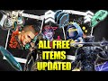 All Free Warframe Items Shown Off With Warframes 11th Anniversary Updated! HOW TO GET IT ALL!
