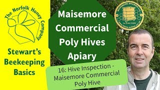 Poly Hive Inspection - Maisemore Apiaries Commercial Poly Hive